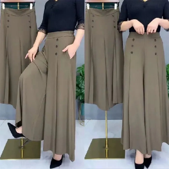 [ Cool and Slim ] Stylish Pleated Wide-leg Pants (buy 2 free shipping)