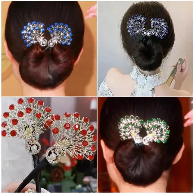🔥HOT SALE🔥💥🦚Fashion Vintage Peacock Hair Accessories💕