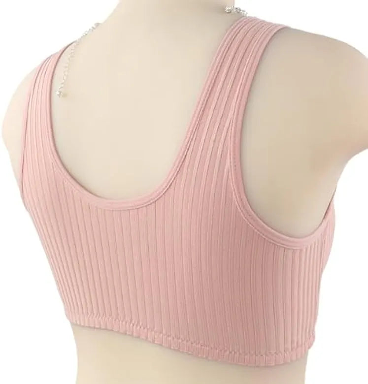 Strapless Striped bra| Wireless Push-up Bra