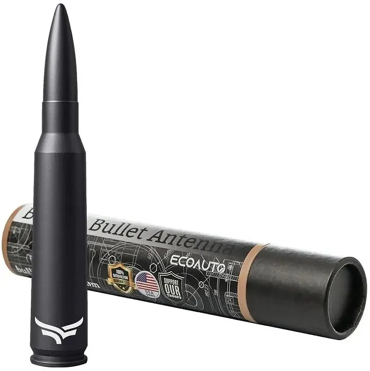 ⚡Hot Sales 49% OFF🔥50 Cal Badass Bullet Antenna for Ford Dodge GMC Chevy & Jeep 2007+ Stand Out Upgrade Your Truck Antenna Anti-Theft Design Military-Grade Quality Auxiliary Audio Inputs