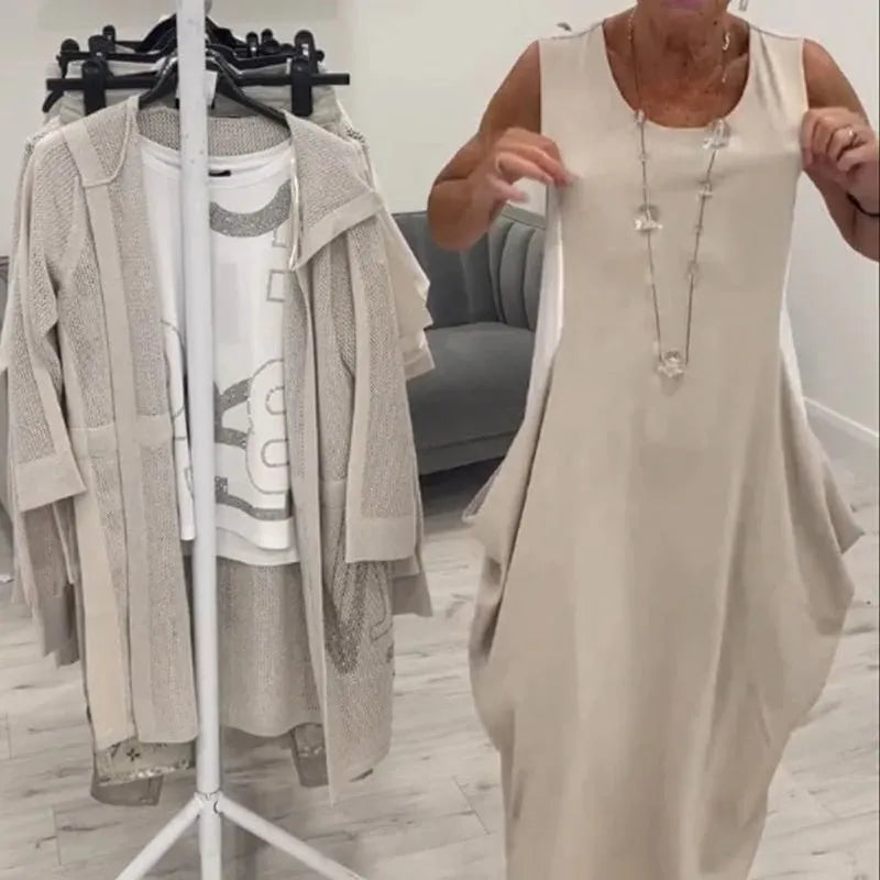💖LAST DAY PROMOTION - 40%OFF💖Simple Sleeveless Dress with Pockets