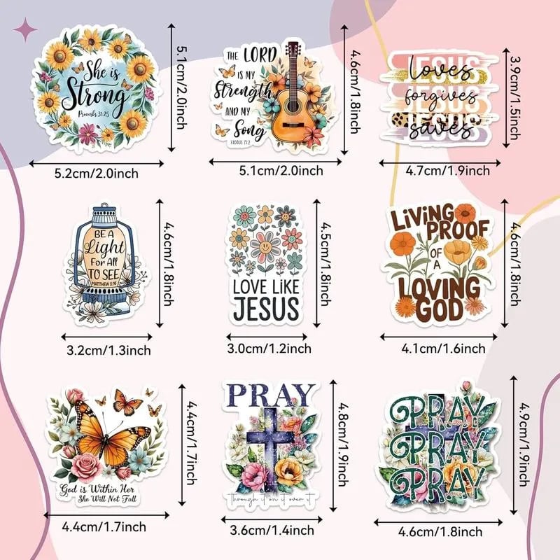 ✝️Motivational & Faith Sticker Book