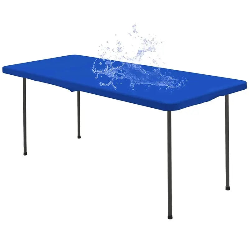 🔥 HOT SALE 🔥Stretch Fabric Table Top Cap Cover – Elastic Edge, Waterproof & Reusable