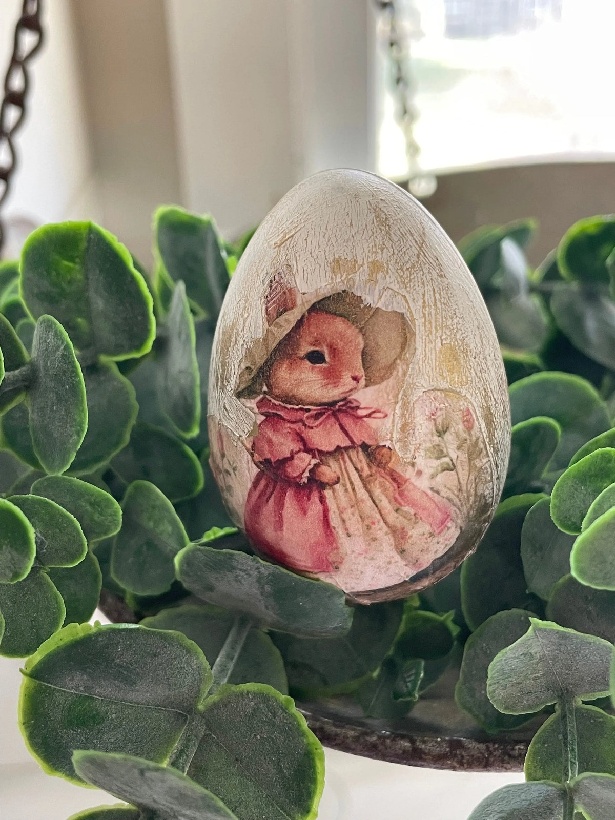 🔥Easter special offer 49% OFF-🥚Hand-Painted Vintage Rabbit Easter Eggs