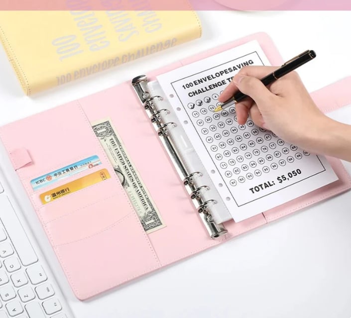 🔥LAST DAY 49% OFF - 🤑✉️100 Envelope Savings Challenge Book