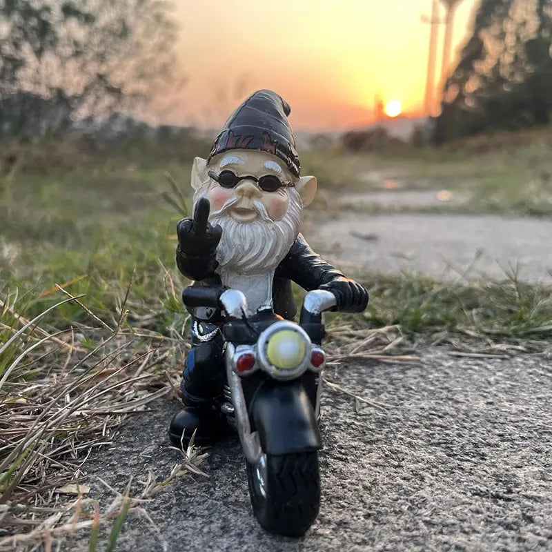 Middle Finger Dwarf Motorcycle😂