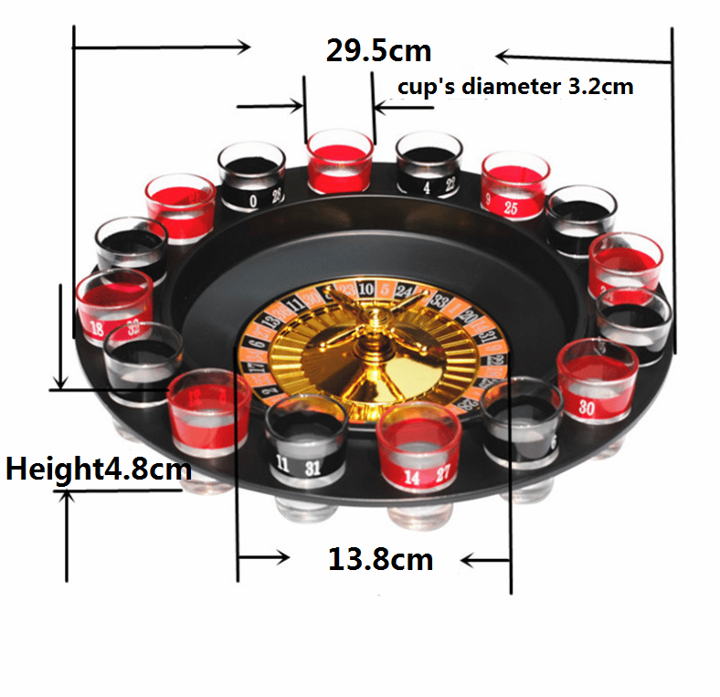 🔥Last Day 49% OFF - 🍹Drinking Roulette Shot Glass Game Set
