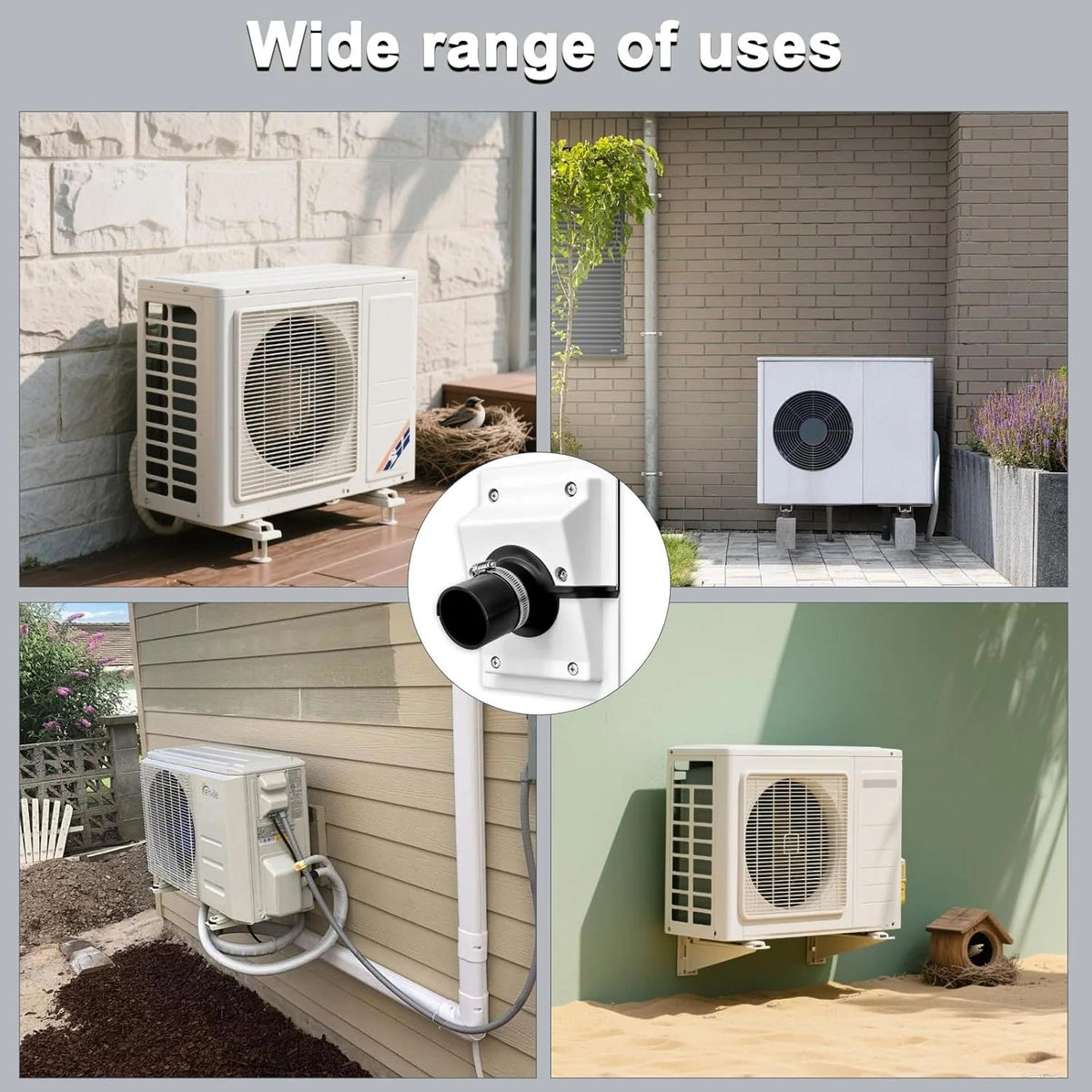 🎉 HVAC Wall Penetration and Duct Kit Cover---for Indoor and Outdoor Air Conditioning Systems