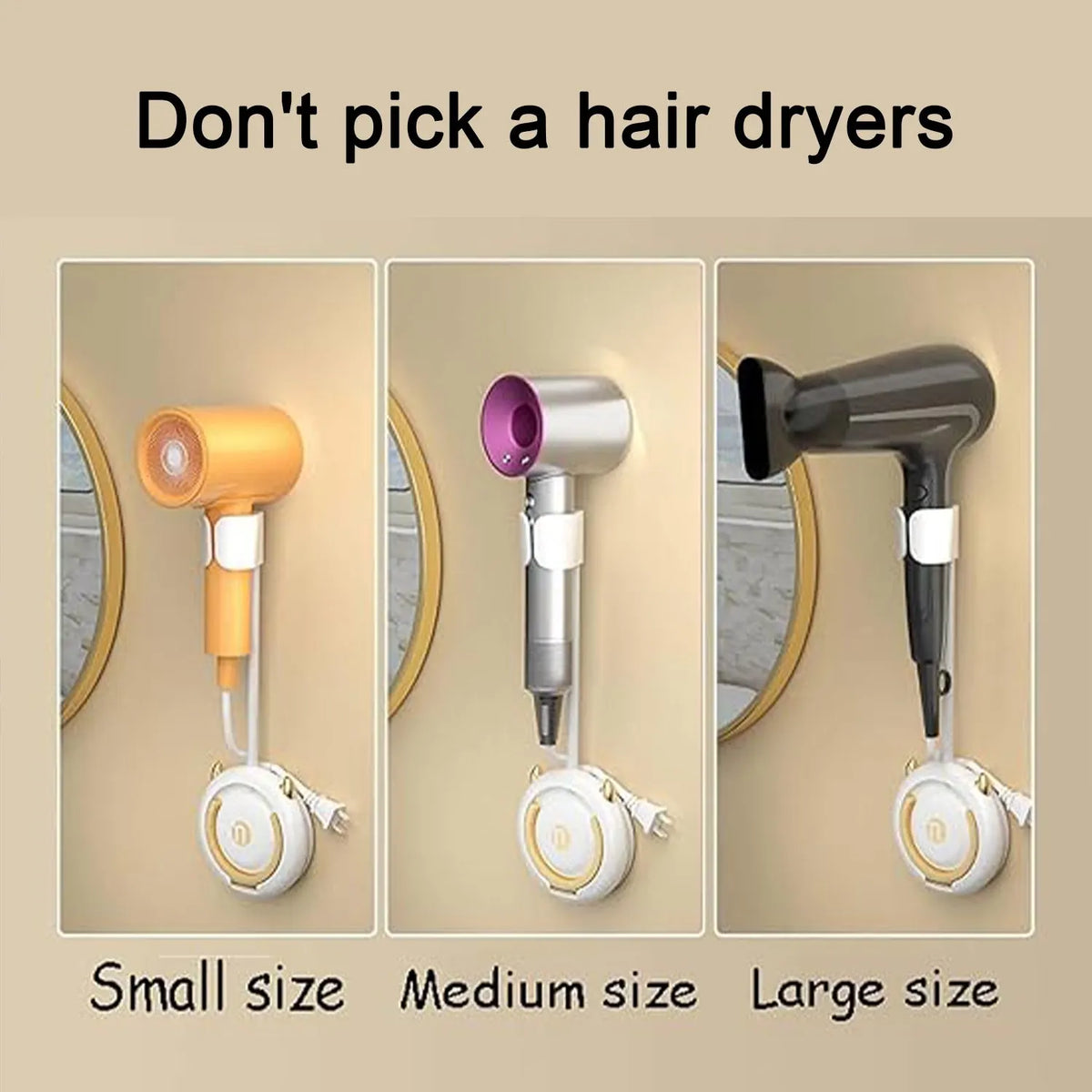 🔥Hot Sale - ❤Hair dryer holder