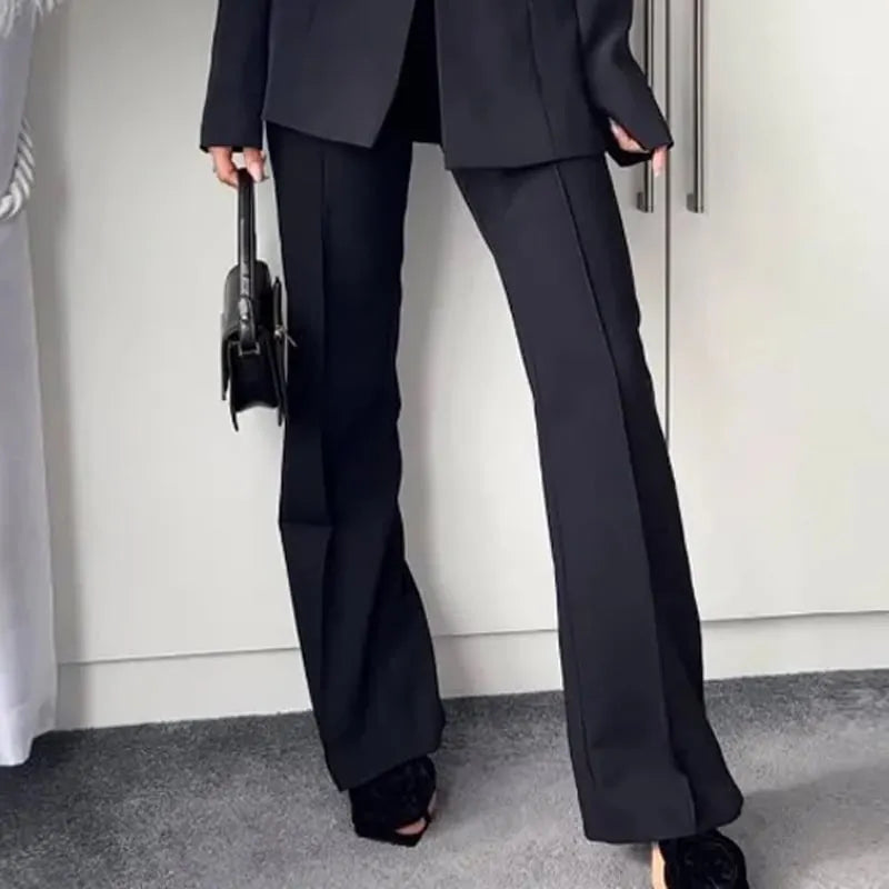 Off Shoulder Black Color Two Piece Suit (FREE SHIPPING)