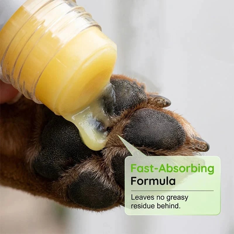 🎉🔥 Moisturizing Pet Paw Balm Stick – Coconut & Beeswax, Lick-Safe, No-Mess 🐾