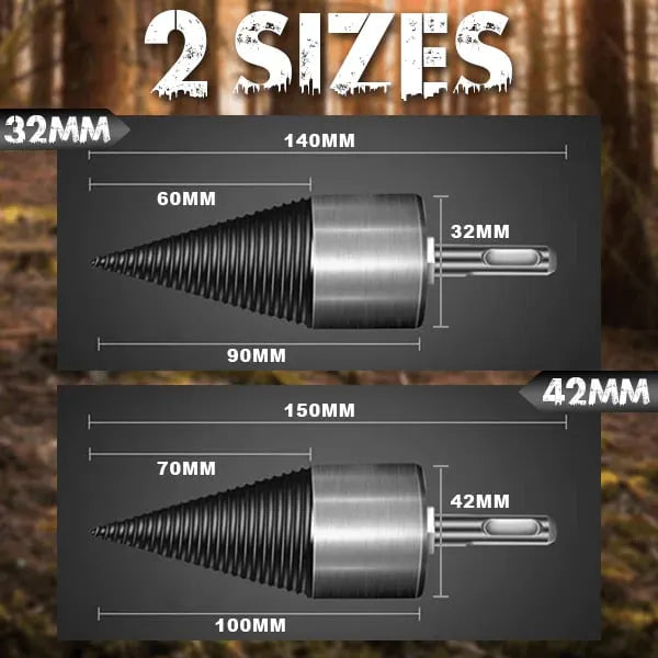 🔥HOT SALE🔥💞50K+ SOLD!🔧✅The Professional Upgrade for Firewood Prep. Durable Drill Set Makes Quick Work of Logs. 🛠️⚡