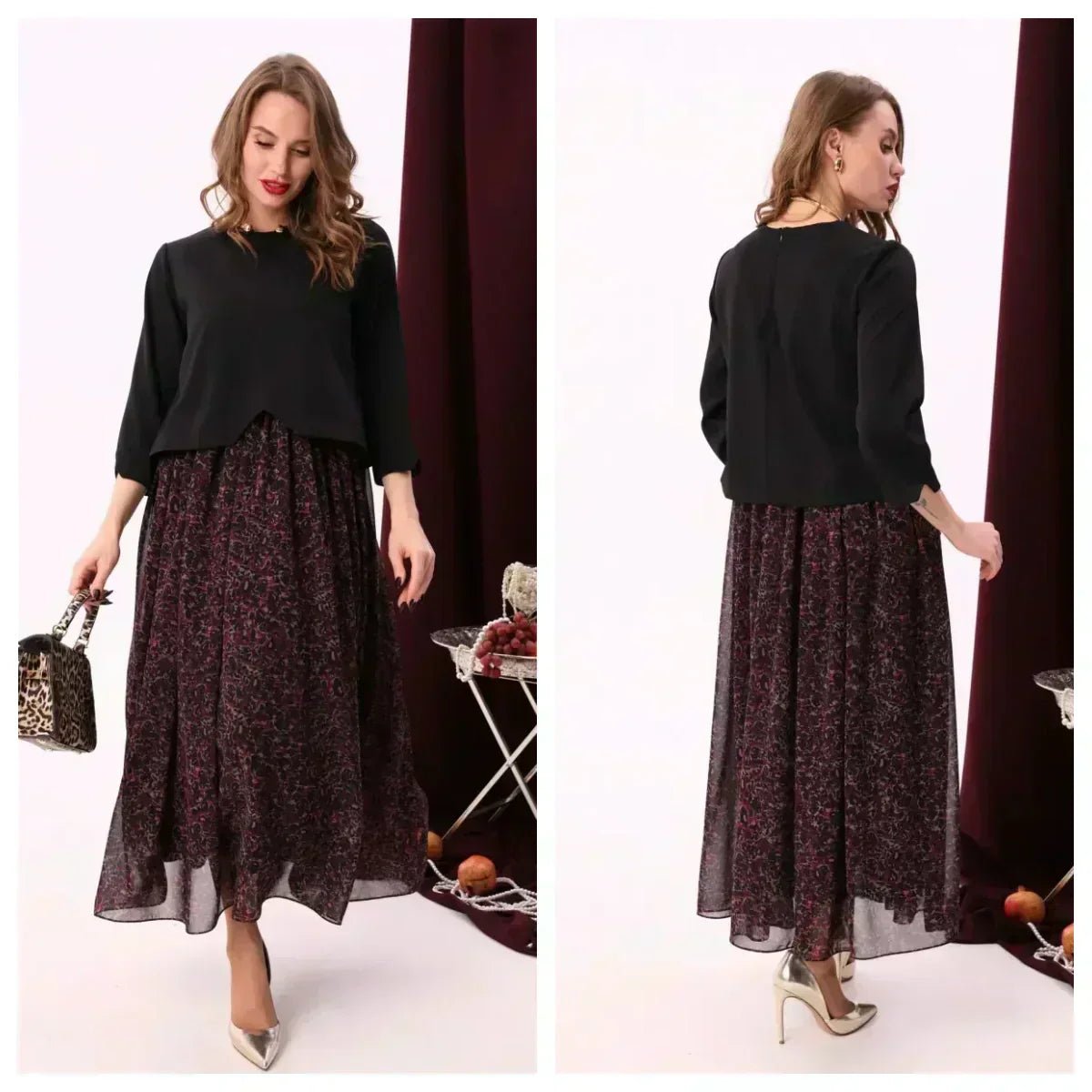 💗Skirt set with elegant bust
