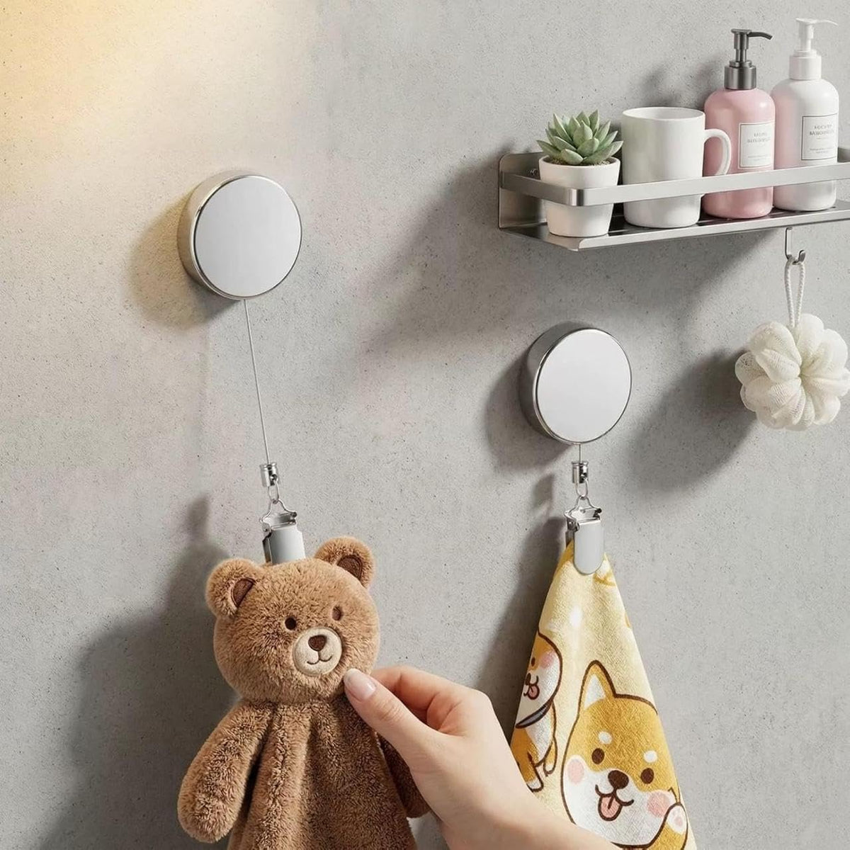 🔥HOT SALE🔥Retractable Towel Holder Clips