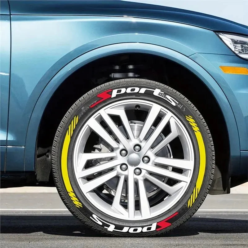 🔥Tire Lettering Stickers | Waterproof Universal Wheel Sidewall Decals(Regular stickers)