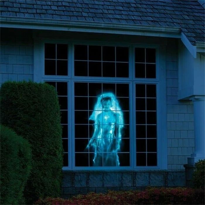 🔥Hot Sale 60% OFF💀 New Upgrade Halloween/Christmas Holographic Projection