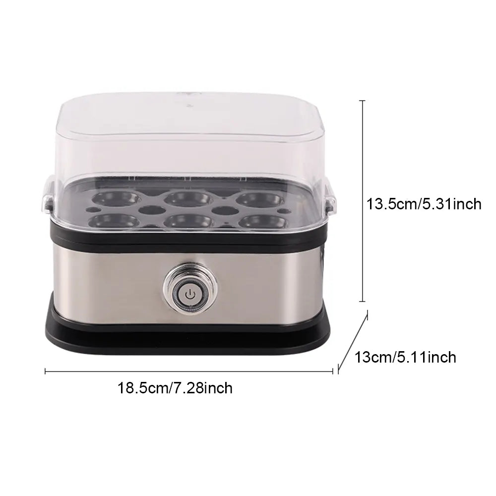 🔥HOT SALE🔥🥚🥚 Fast 6-Egg Cooker – Quick Breakfast Egg Boiler & Steamer