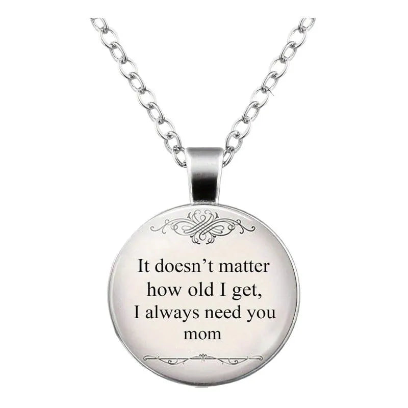 🔥Last Day 50% OFF -🎁“I Need You Mom” Keychain or Necklace