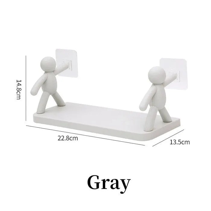 The kitchen toilet receive shelf