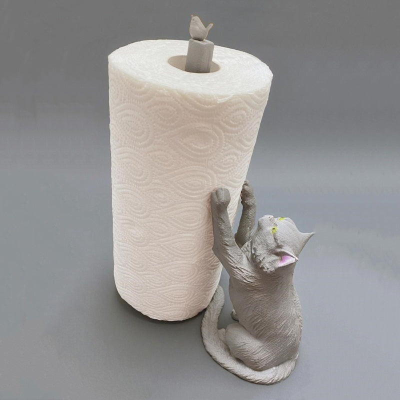 🐱Cat paper towel holder free standing🧻