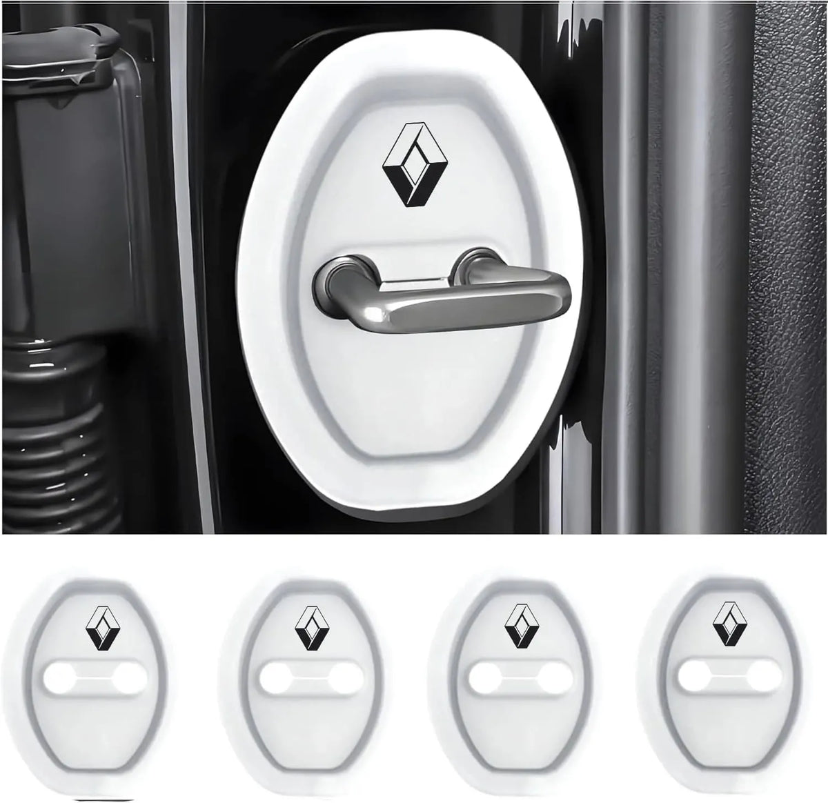 Eptchn Universal Silicone Car Door Covers Protector (4 PACK)