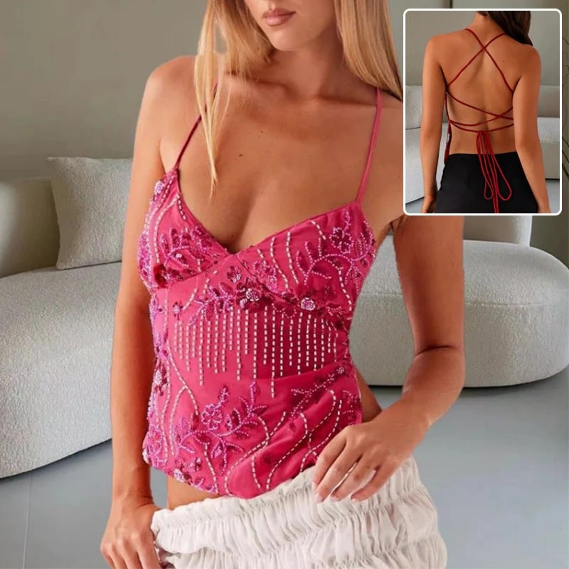 Sequin Cami Top