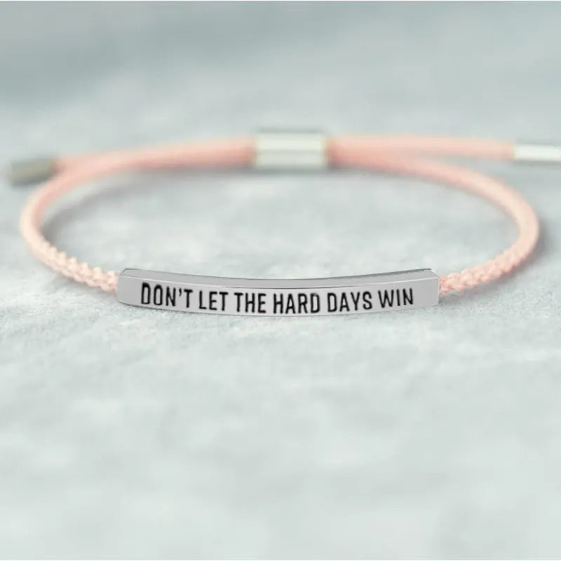Motivational Tube Bracelet