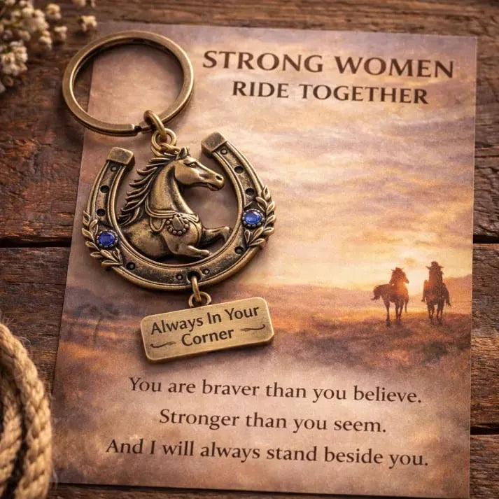🐎💞Heartfelt Sisterhood – Horse Charm for Unbreakable Bonds