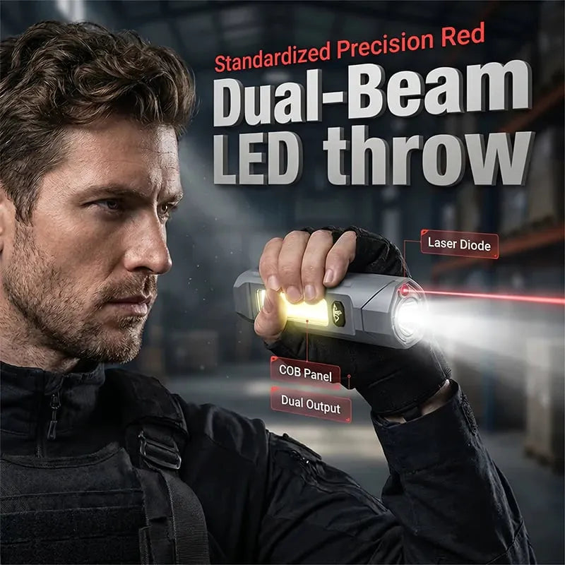 🔥HOT SALE🔥Infrared Laser Flashlight with COB Magnetic Base🔥