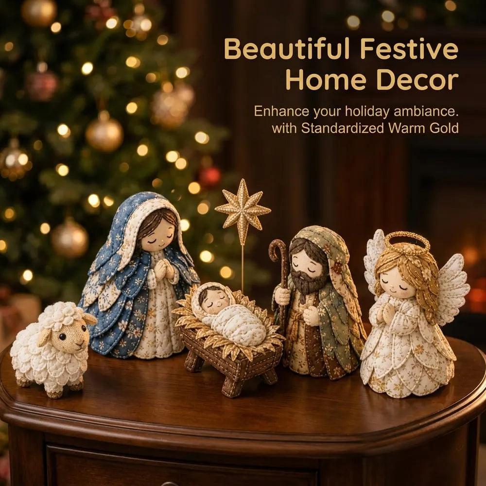 🔥HOT SALE🔥DIY Patchwork Nativity Scene Sewing Kit
