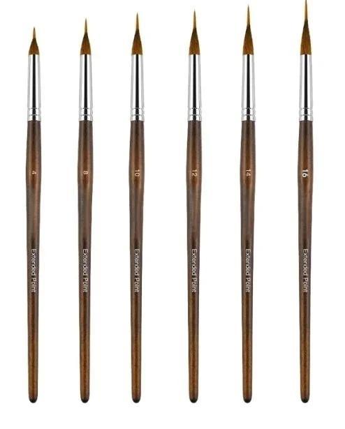 Professional Sable Extended Points Brushes