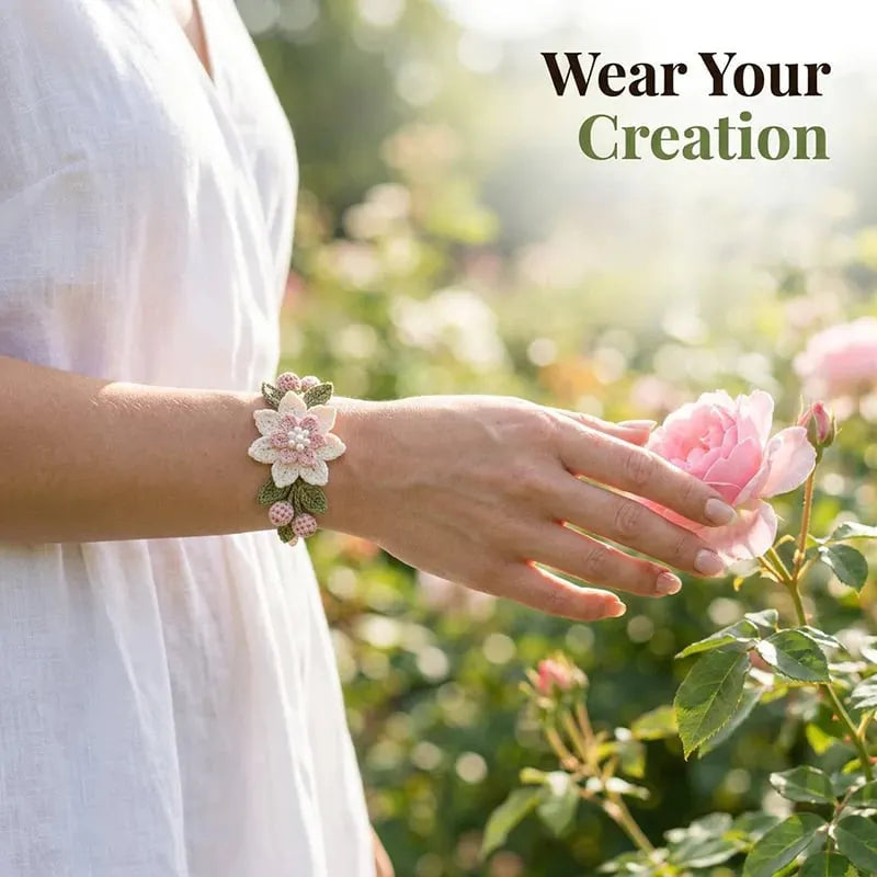 🔥HOT SALE🔥Nature-Inspired DIY Crochet Bracelet Kit