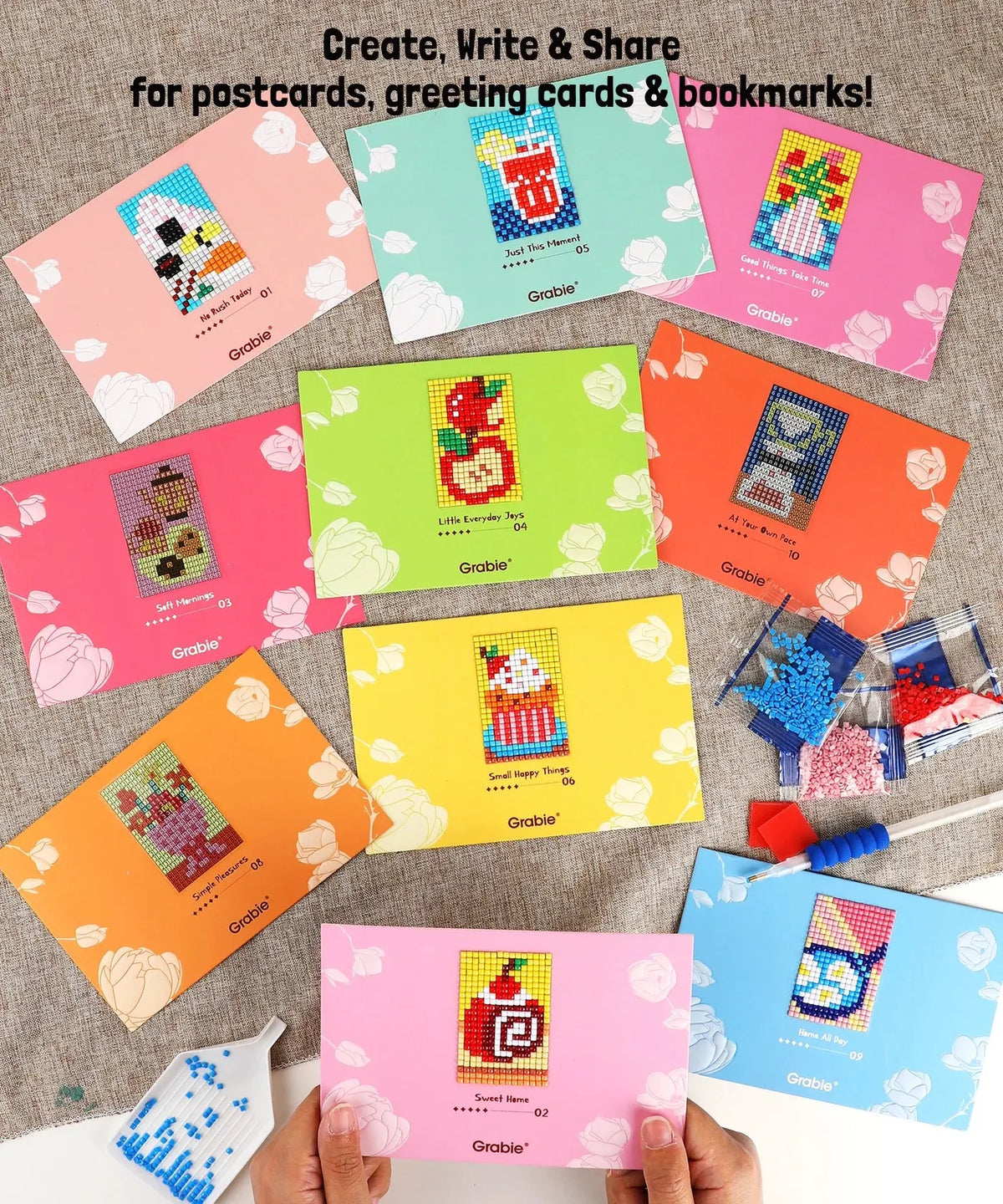 Mini Diamond Art Cards – Create Sparkling Mini Masterpieces in 30 Minutes