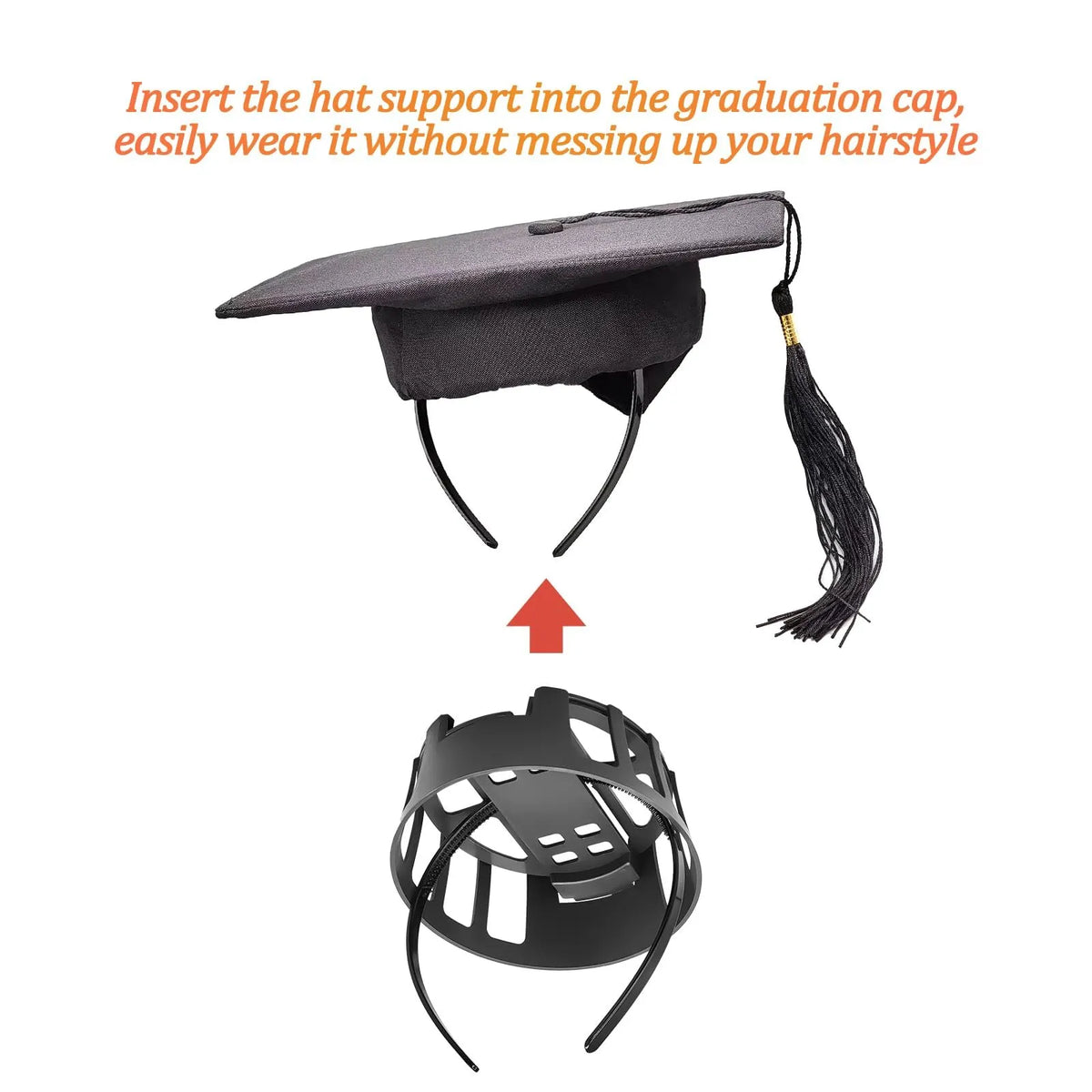 🔥Graduation Season Sale 50% OFF🎓Graduation Cap Headband Secures Your Grad Cap for Graduates Gift