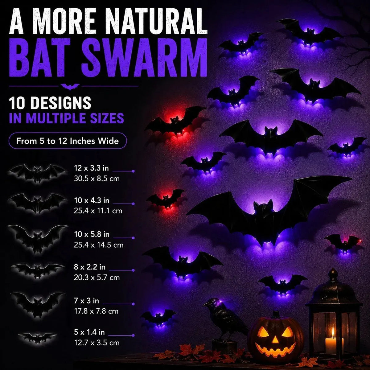 🎉 🦇 Halloween Sale: 3D LED Flying Bat Wall Decor – Create a Spooky Atmosphere in Minutes