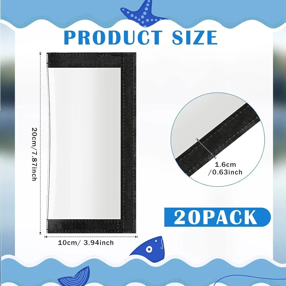 🔥Last Day 50% OFF - 🐟Clear PVC Fishing Lure Wraps for Safety & Store