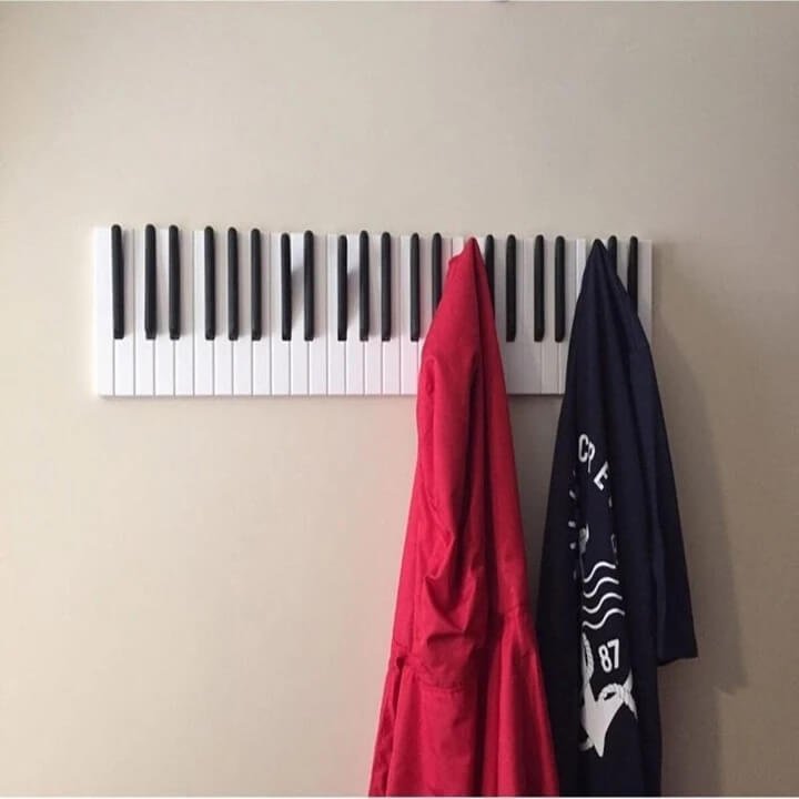 Piano Wooden Coat Racks