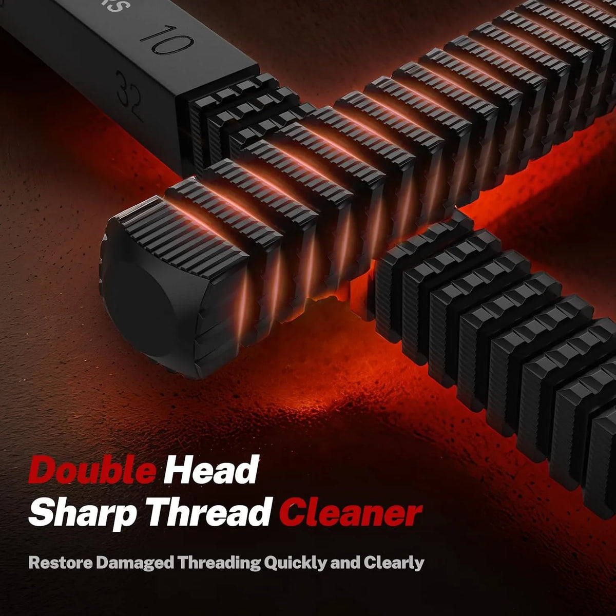 🔥 HOT SALE 🔥🔩 3Pcs SAE & Metric Thread Repair File Set