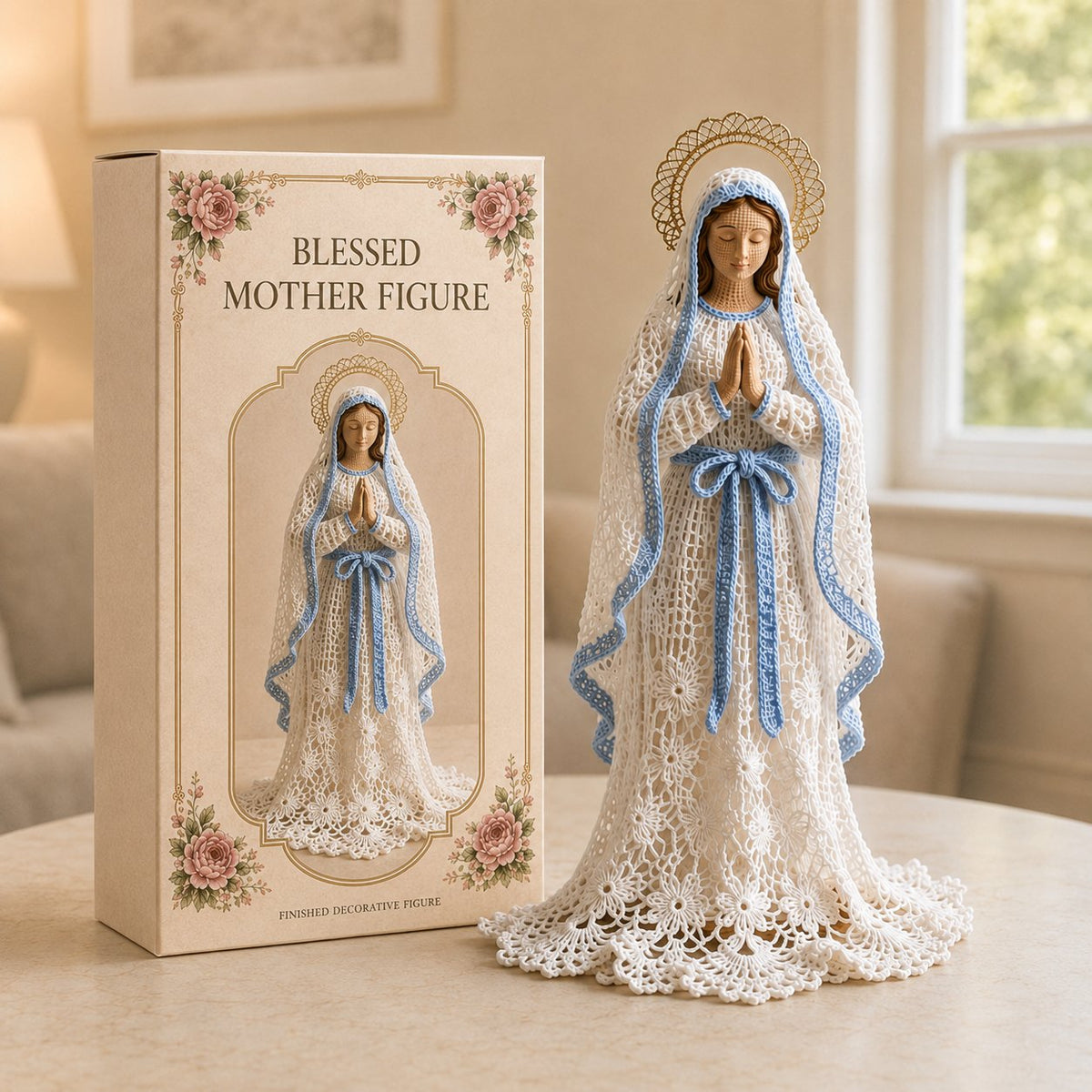🎉49% OFF – 🙏 Finished Faith-Inspired Lace Figure Collection | Intricate Openwork Details, Graceful Silhouettes & 3 Meaningful Devotional Designs ✨