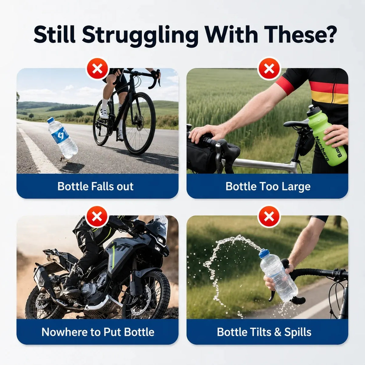 🎉 promotional bundle 🚴Adaptive Cycling Bottle Holder