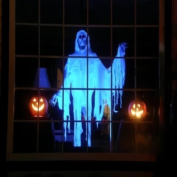 🔥Hot Sale 60% OFF💀 New Upgrade Halloween/Christmas Holographic Projection