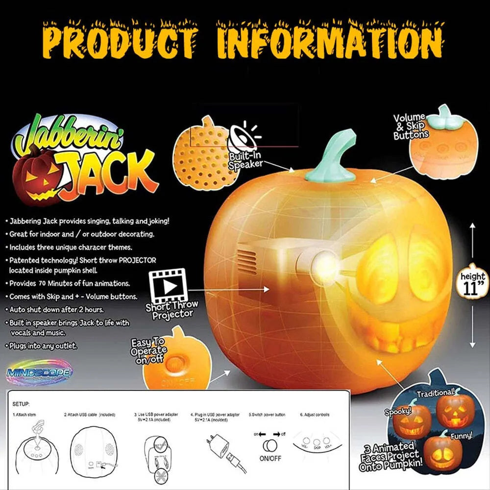 🎃Factory Outlet 🎃NEW Halloween Music pumpkin Lighting