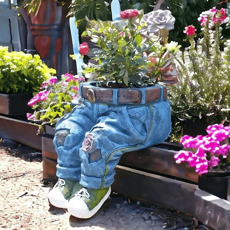 ⏳Limited-time 50% off⏰Creative 3D Jeans Shaped Flower Pot👖🪴