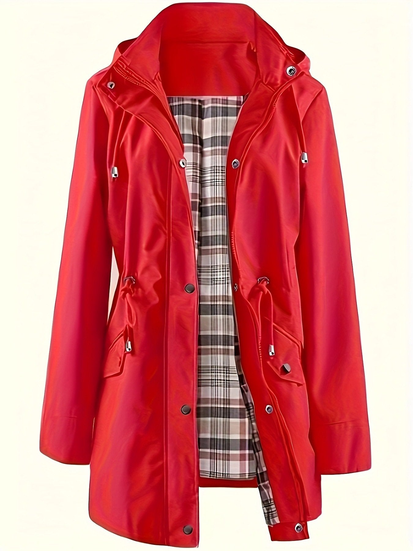 🔥Solid Color Casual Jackets, Waterproof and Windproof Coats, Hooded Windbreakers