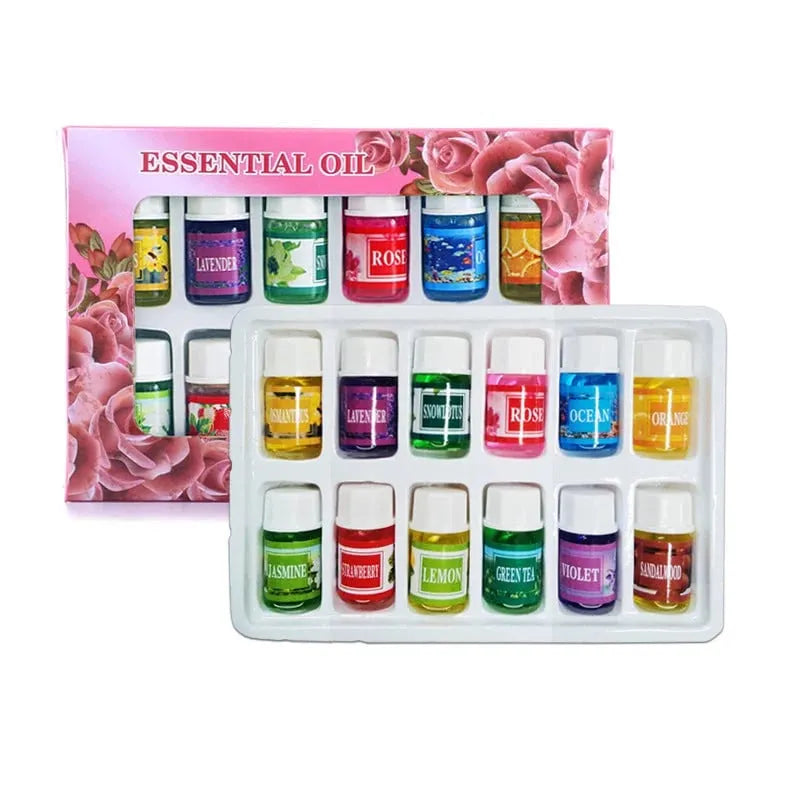 🎉🔥Limited Time 50% Off!🎁🌺The fresh scent lifts your mood!🌷12-Pack Water Soluble Essential Oils Set