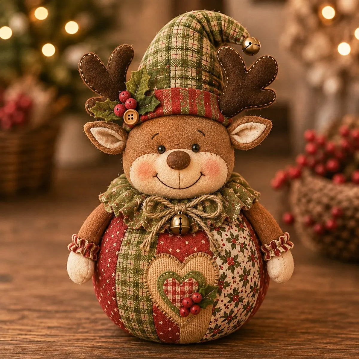 🔥 HOT SALE 🔥🎄 Save 54% | Christmas Patchwork Doll Sewing Kit – A Cosy Craft for Quiet Moments