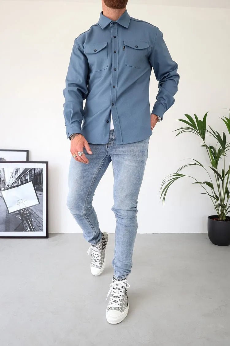 Button Down Shirt Jacket (Buy 2 Free Shipping)