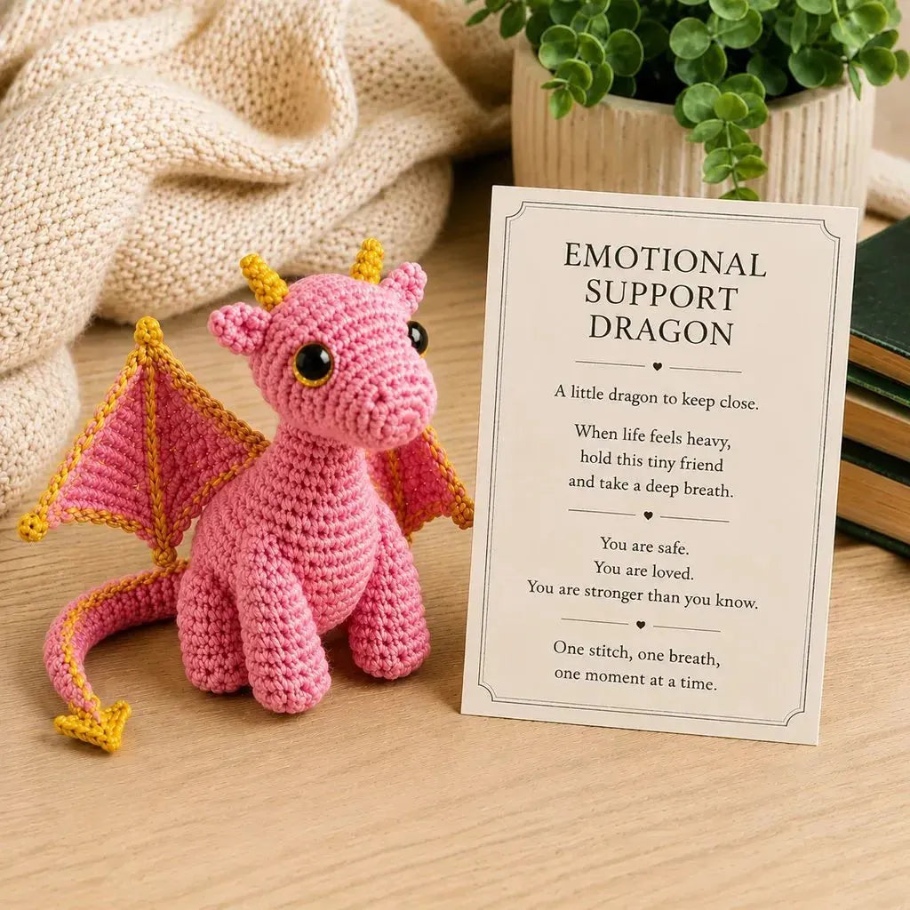 🎉🔥BUY 3 GET 1 FREE - 🐲💕Emotional Support Dragon Pocket Buddy