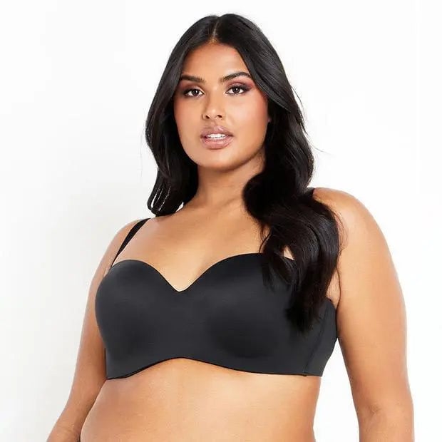 Full Support Non-Slip Convertible Bandeau Bra