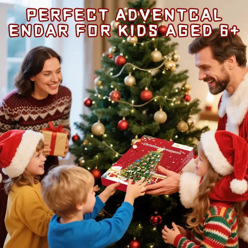 🎉⏳ Limited Stock 49% OFF🎄24-Day Christmas Surprise Building Block Countdown Calendar | 24 Daily Compartments with Surprise Toys for a Fun Screen-Free Holiday Tradition 🎁